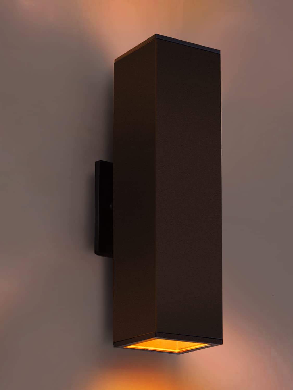 Dusk to Dawn Outdoor Wall Sconces - Oil Rubbed Bronze Waterproof Porch Lights with Rust Proof Finish - ETL Certified for Garage, Balcony, Entryway & Patio Lighting | Perfect for Home Exterior, Garden & Pathway Illumination