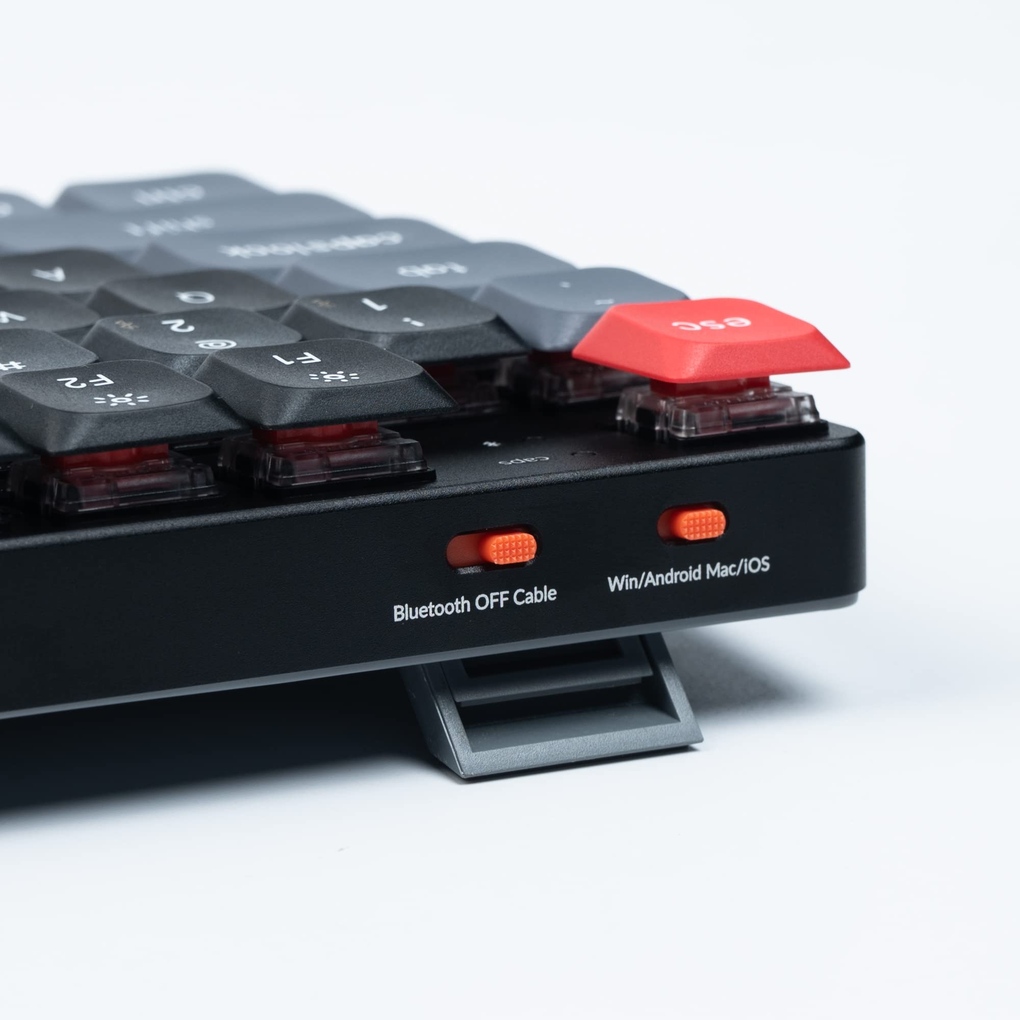 Keychron K5 Pro Ultra-Slim Wireless Mechanical Keyboard - 108 Keys Custom Programmable with Low-Profile Gateron Brown Switch, White LED Backlit PBT Keycaps for Mac Windows Linux | QMK/VIA Support | Perfect for Home Office, Gaming & Programming