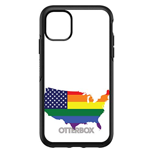 US Map Gay Pride Flag