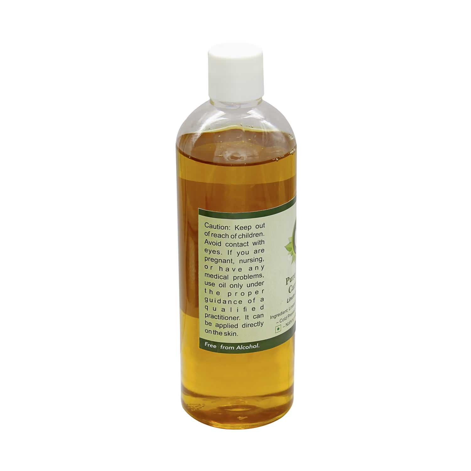 Pure Linseed Carrier Oil 100ml - Cold Pressed Flaxseed Oil for Hair, Skin & Nail Care - Natural Moisturizer for DIY Beauty & Massage Therapy