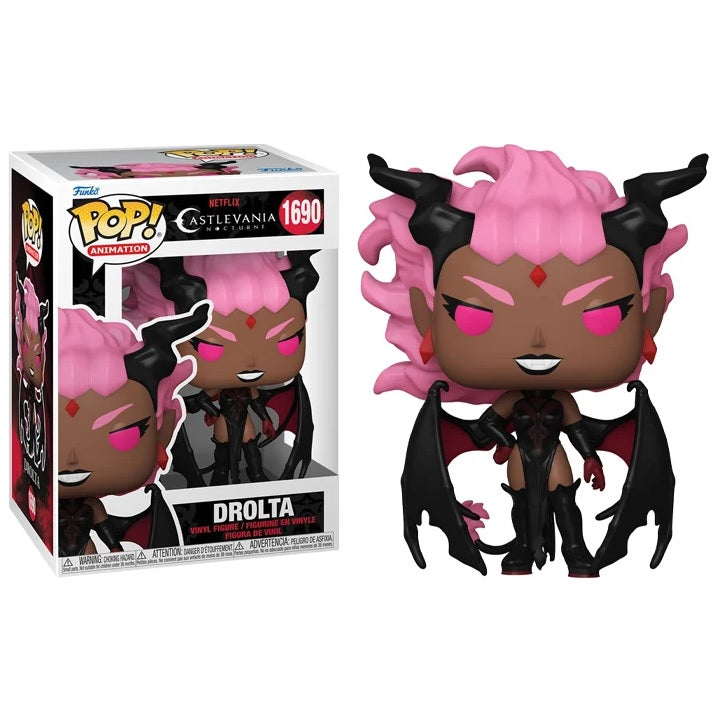 Castlevania: Nocturne Drolta Tzuentes Pop! Vinyl Figure - Funko Pop Collectible - Perfect for Anime Fans & Game Lovers - Display for Home, Office or Gaming Room Decor
