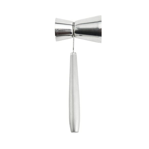Premium Houdini Stainless Steel Double Jigger 1oz & 2oz - Professional Bartender Measuring Tool for Cocktails, Mixology, and Home Bars - Perfect for Crafting Martinis, Margaritas, and Whiskey Drinks