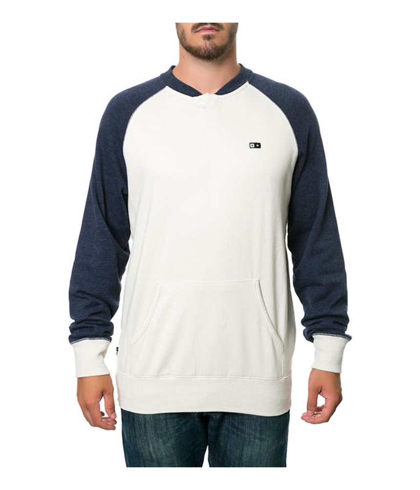 Fourstar Men's Notch Crewneck Sweatshirt - Comfortable Casual Pullover for Everyday Wear | Perfect for Streetwear, Lounge & Outdoor Activities