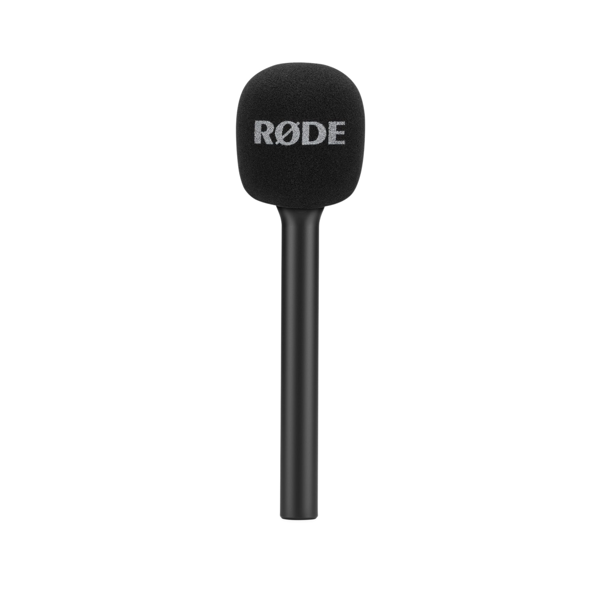 RØDE Interview GO Handheld Adaptor for Wireless Microphones (Black) - Professional Podcasting & Broadcast Recording Accessory