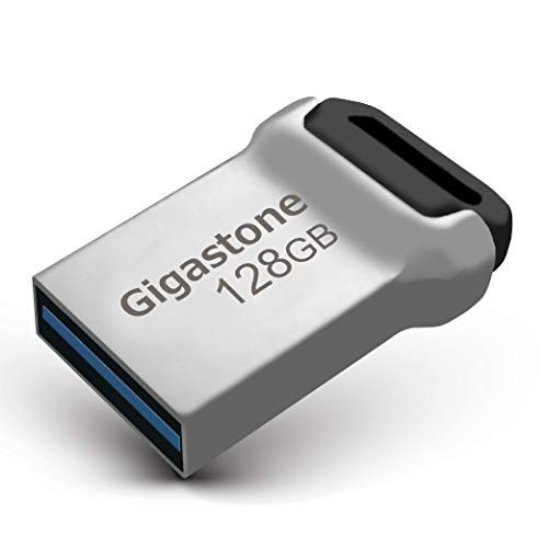 GIGASTONE 128GB Z90 USB 3.2 Flash Drive - High Speed 100MB/s Read, Waterproof Metal Thumb Drive - Compatible with USB 2.0/3.0/3.1 - Perfect for Data Storage, File Transfer, Backup & School/Office Use