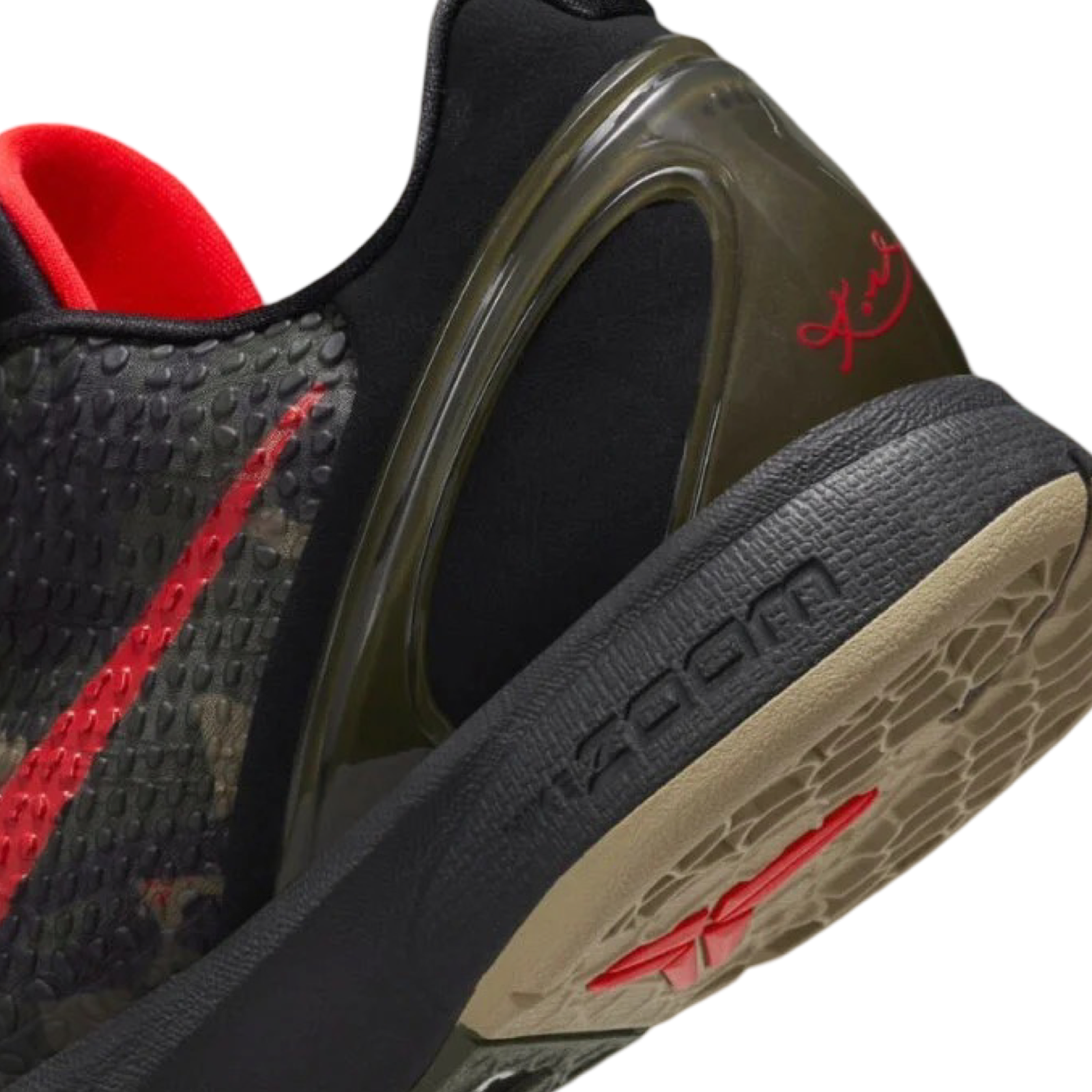 Nike Kobe 6 Protro Basketball Shoes - Italian Camo Black Crimson Bog Khale - Performance Sneakers for Court Play & Streetwear Fashion