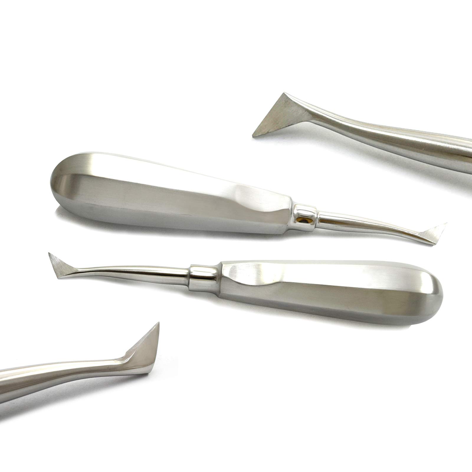 Professional Dental Osteotome & Periotome Set - Luxating Elevator for Implant, Orthodontic PDL Teeth & Surgical Root Extraction - Cryer Elevator Kit (2-Piece) - Ideal for Dentists, Oral Surgeons & Dental Clinics