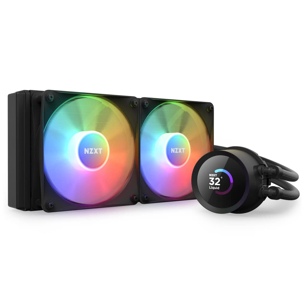 NZXT Kraken 240 RGB AIO Liquid CPU Cooler - 240mm Radiator with 1.54