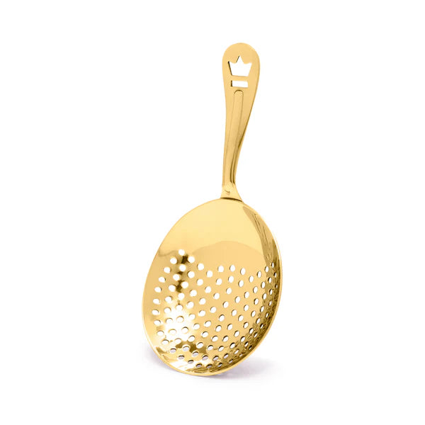 Premium Julep Strainer for Cocktails - High-Quality Bar Tool for Mixing & Straining - Perfect for Mint Juleps, Mojitos & Classic Cocktails at Home Bars or Professional Use
