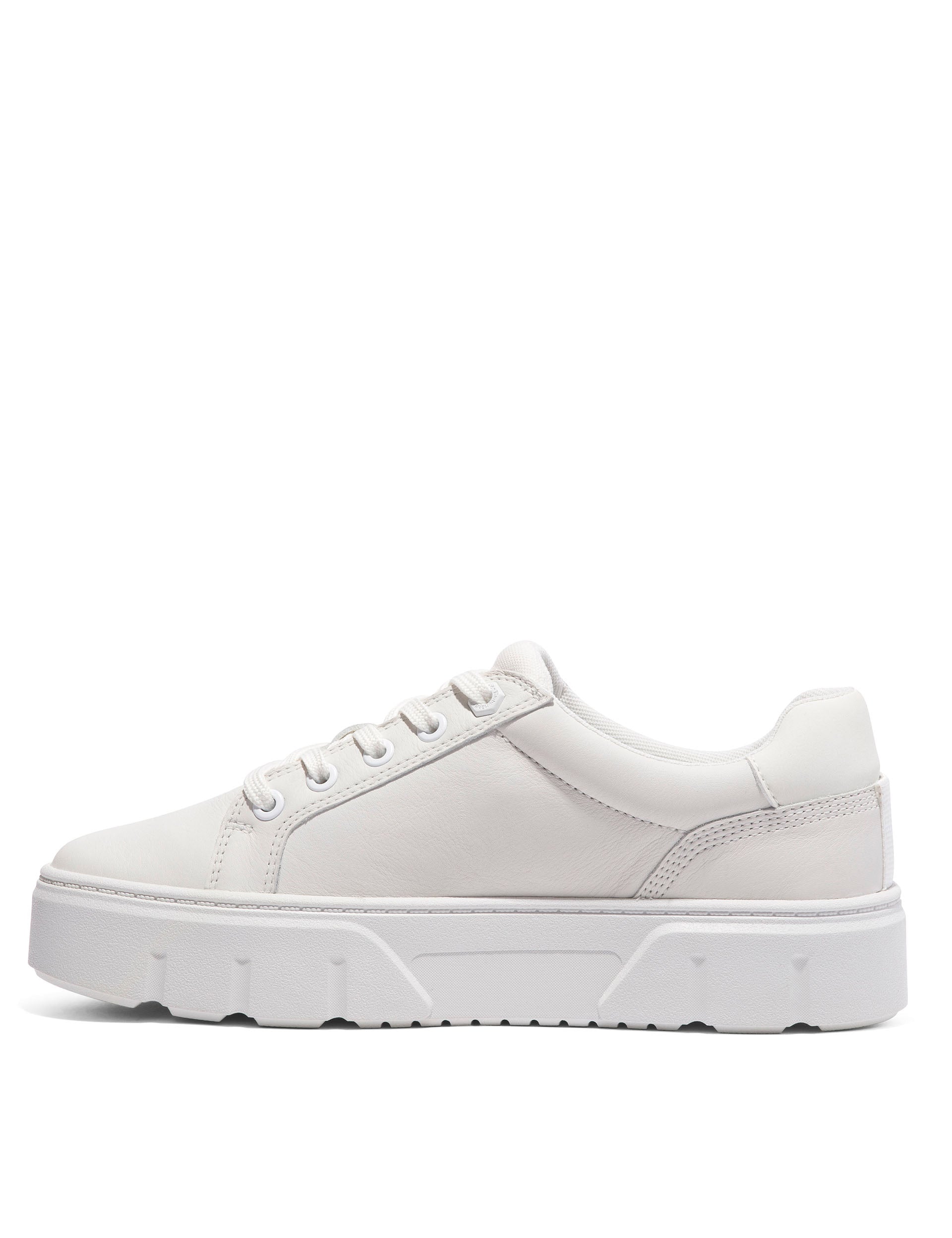Laurel Court White Leather Sneakers for Women - Comfortable & Stylish Casual Shoes for Walking, Travel & Everyday Wear
