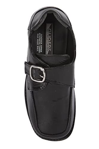 **LIBERTYZENO Boys Genuine Leather School Uniform Shoes - Comfortable & Durable Dress Shoes for Formal Occasions, School Events & Daily Wear**