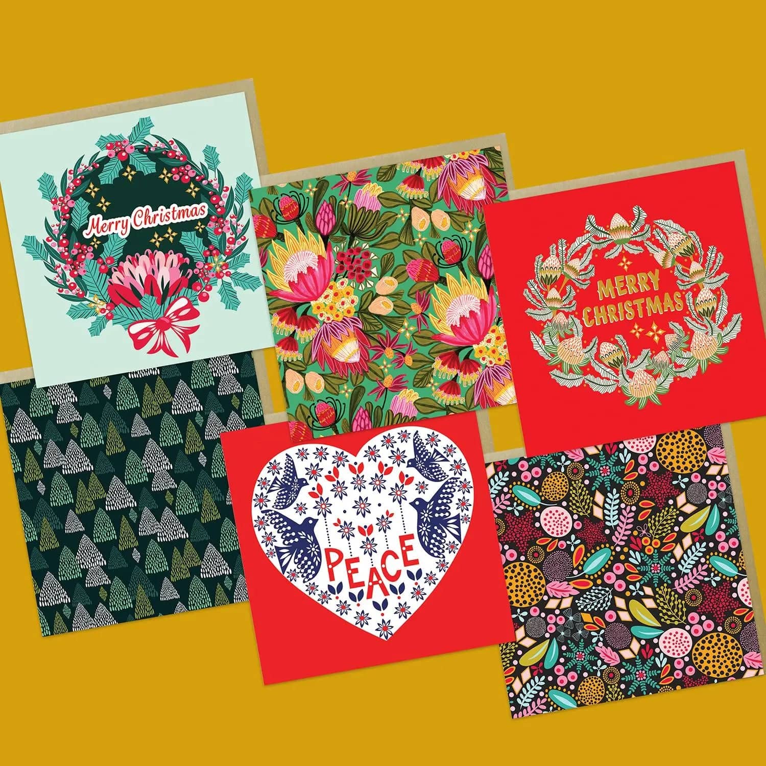 Premium Australian Christmas Cards - Handmade Holiday Greeting Cards for Festive Season - Perfect for Gifts, Decorations & Sending Holiday Wishes