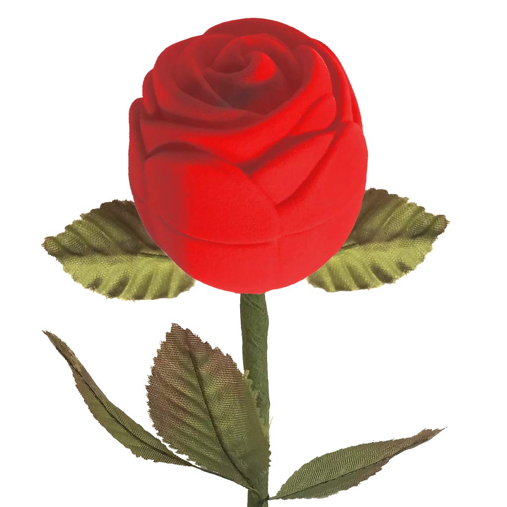 Luxury Red Velvet Long Stem Rose Gift Box with Elegant Presentation - Perfect for Anniversaries, Valentine's Day & Romantic Surprises