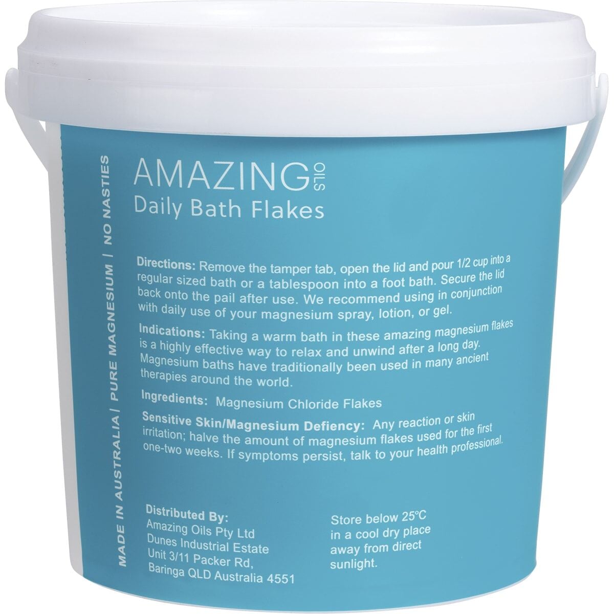 Pure Magnesium Chloride Bath Flakes for Relaxation & Muscle Recovery | Epsom Salt Alternative | Daily Detox & Stress Relief for Spa, Post-Workout & Sleep
