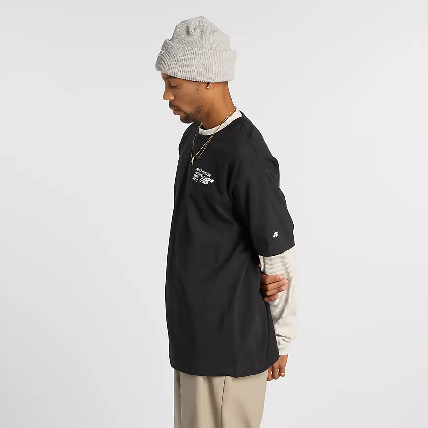 New Balance Numeric Small Logo Jersey T-Shirt for Men - Comfortable & Stylish Casual Wear for Skateboarding & Street Fashion
