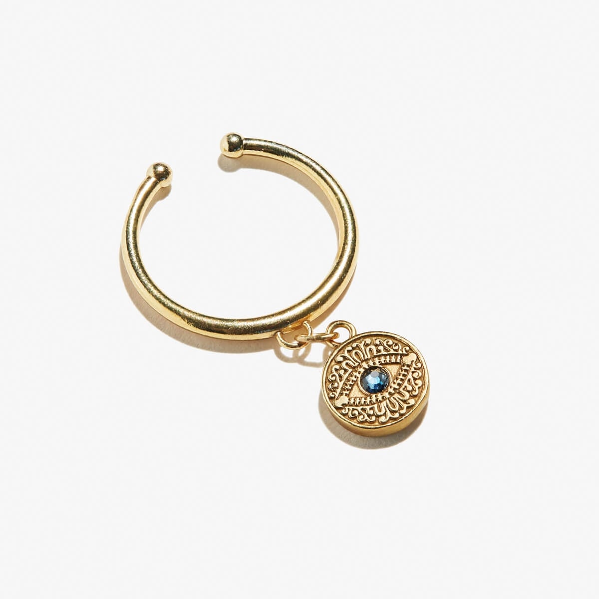 Evil Eye Protection Ring for Women - Silver Stainless Steel Jewelry - Spiritual Ward Against Negativity - Perfect for Daily Wear, Gifts & Meditation