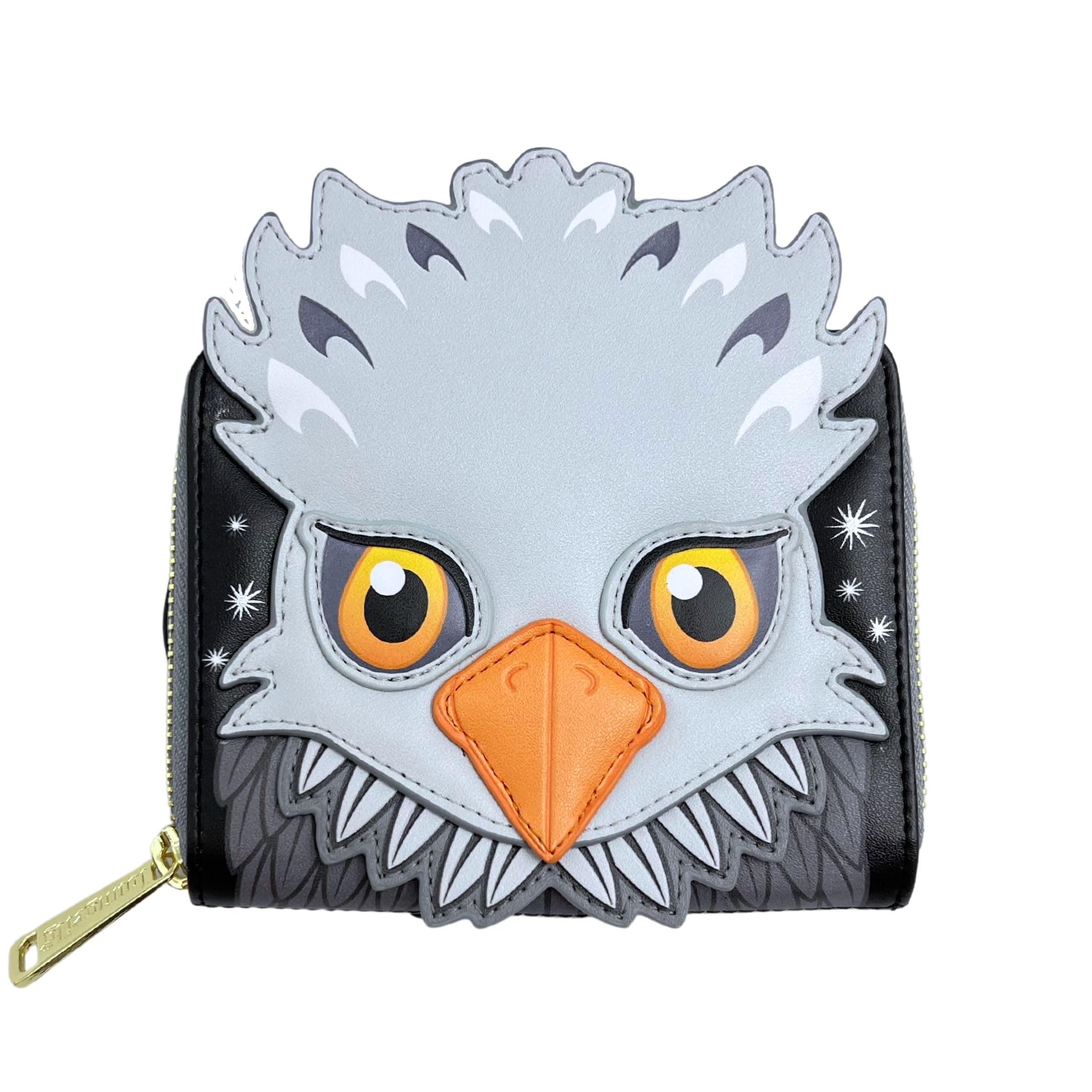 Loungefly Harry Potter Buckbeak The Hippogriff Cosplay Zip-Around Wallet - Authentic Collectible for Fans, Perfect for Conventions & Movie Nights