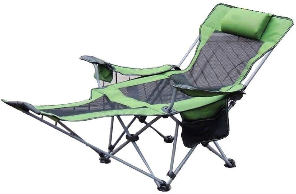 SGSG Portable Folding Camping Recliner Chair with Headrest & Footrest - Lightweight Lounge Chair for Outdoor Camping, Hiking, Backpacking, Beach, BBQ - Includes Carry Bag & Supports 300lbs    Perfect for camping trips, beach relaxation, backyard BBQs, hiking breaks, fishing excursions, and outdoor concerts.