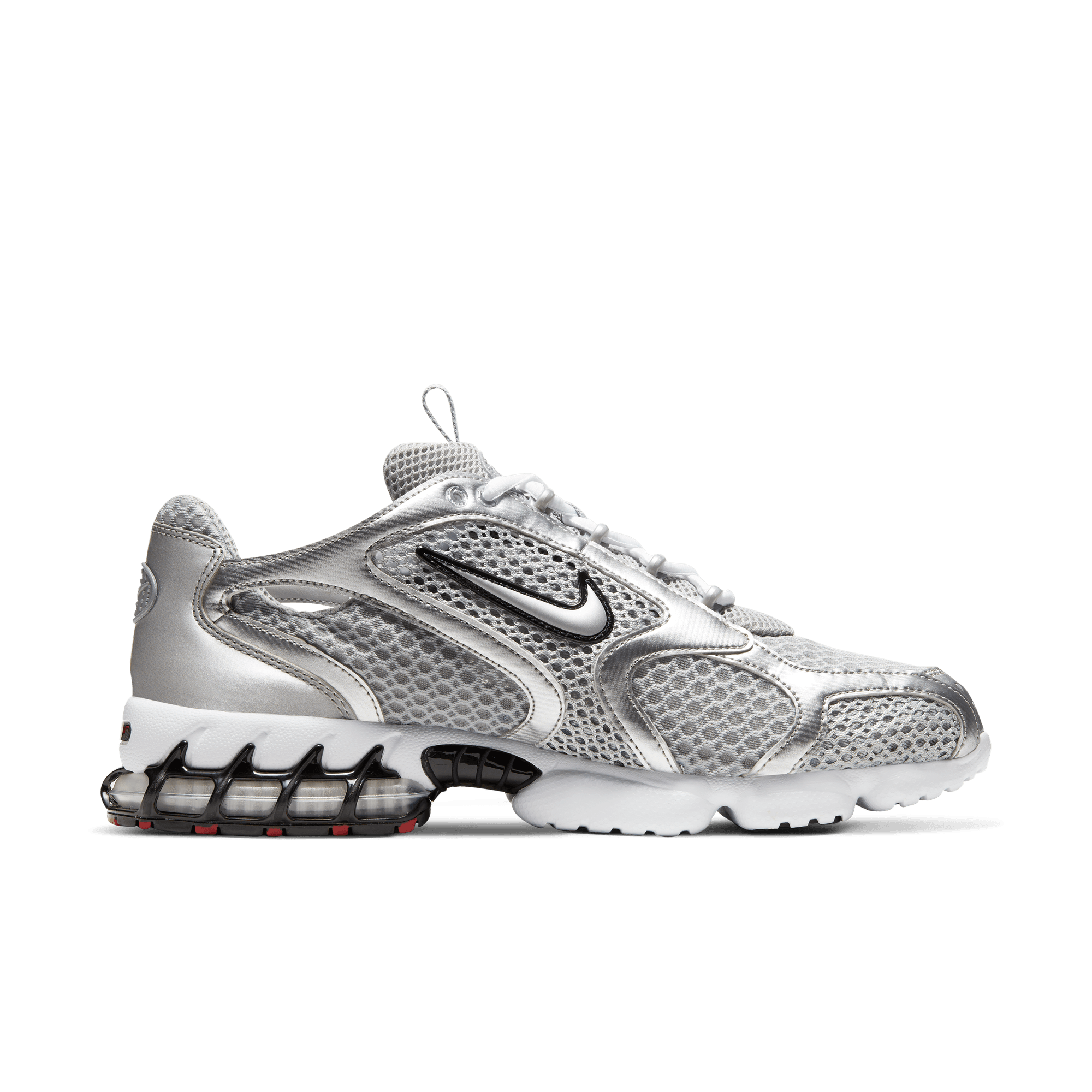 Nike Air Zoom Spiridon Cage 2 Running Shoes - Metallic Silver for Men | Lightweight & Cushioned for Training, Gym & Everyday Wear
