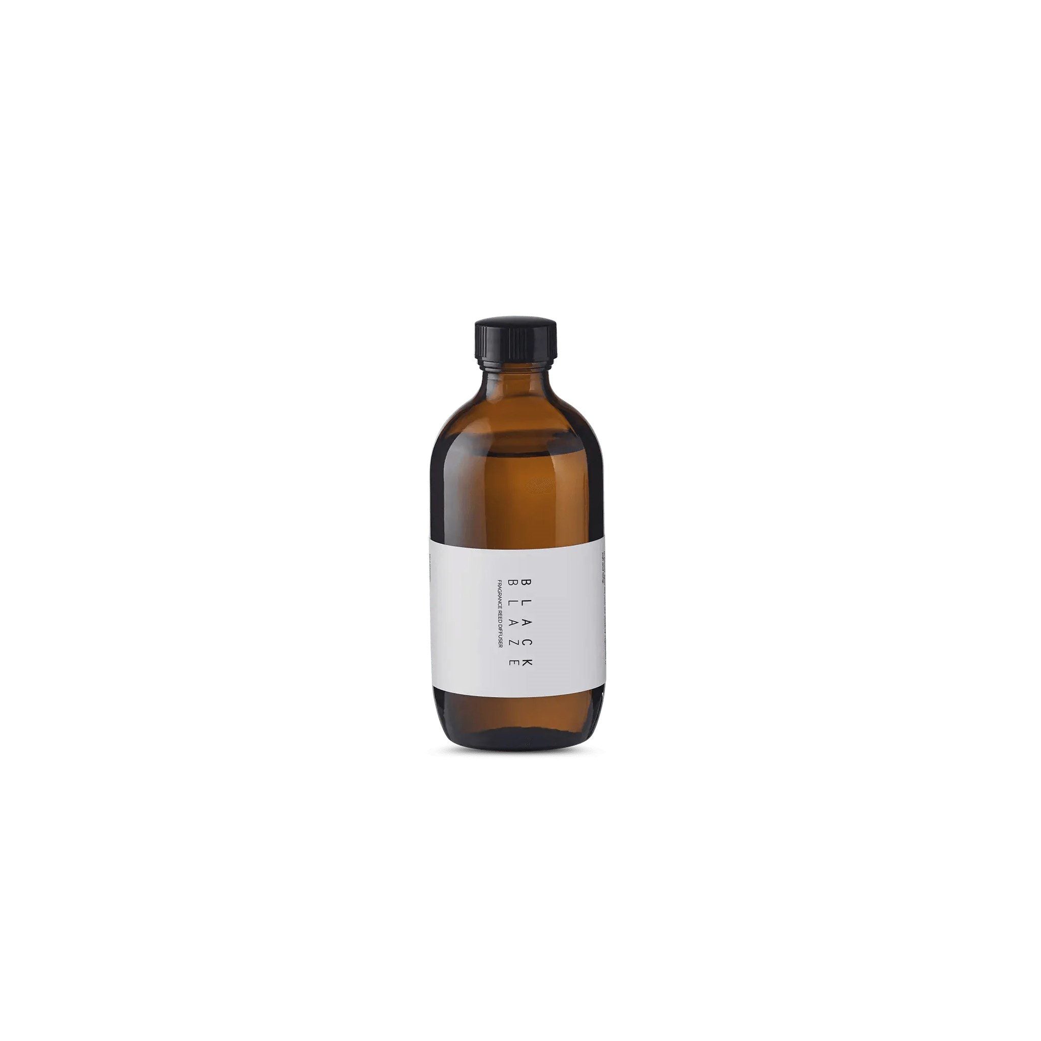 Premium BLACK BLAZE Vetiver & Fig Reed Diffuser - 200ml Aromatherapy Home Fragrance for Living Room, Bedroom & Office Decor