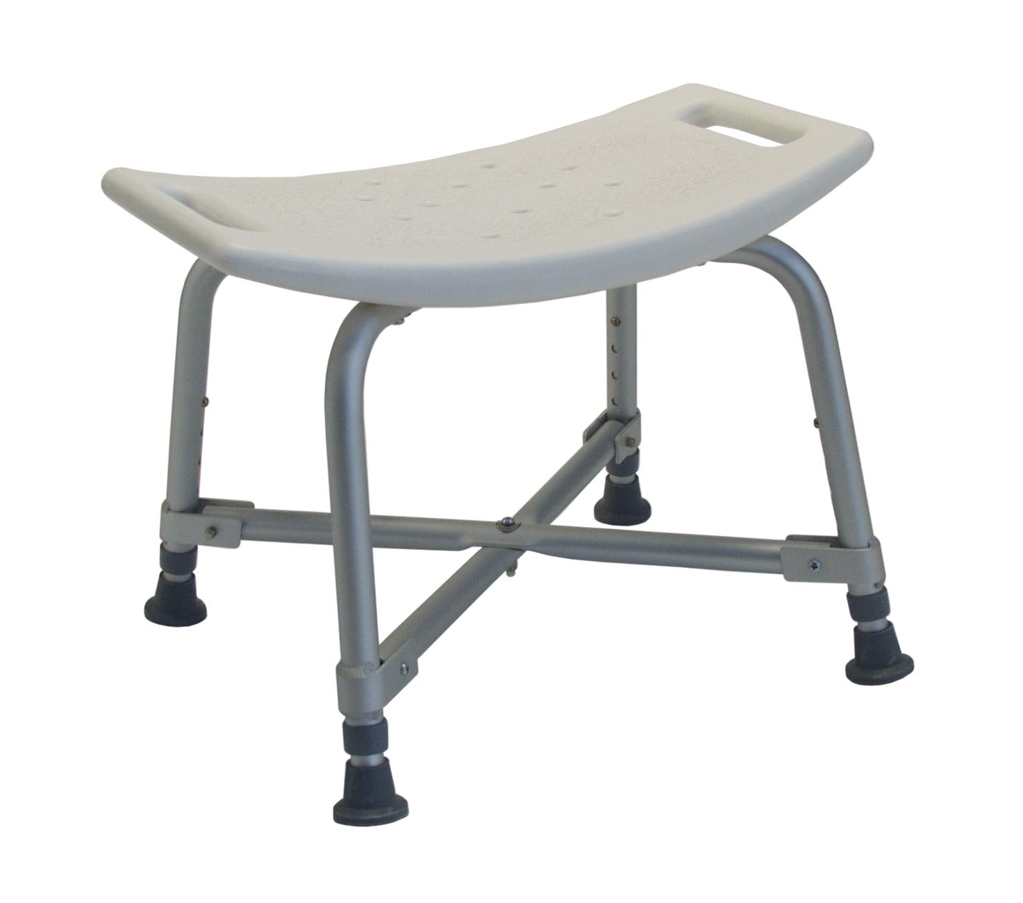 **Lumex Bariatric Shower Chair Without Backrest – Heavy Duty Bathtub & Toilet Stool Support, 600 lbs Weight Capacity, Platinum Grey (Pack of 2) – Ideal for Elderly, Disabled & Post-Surgery Bathroom Safety**