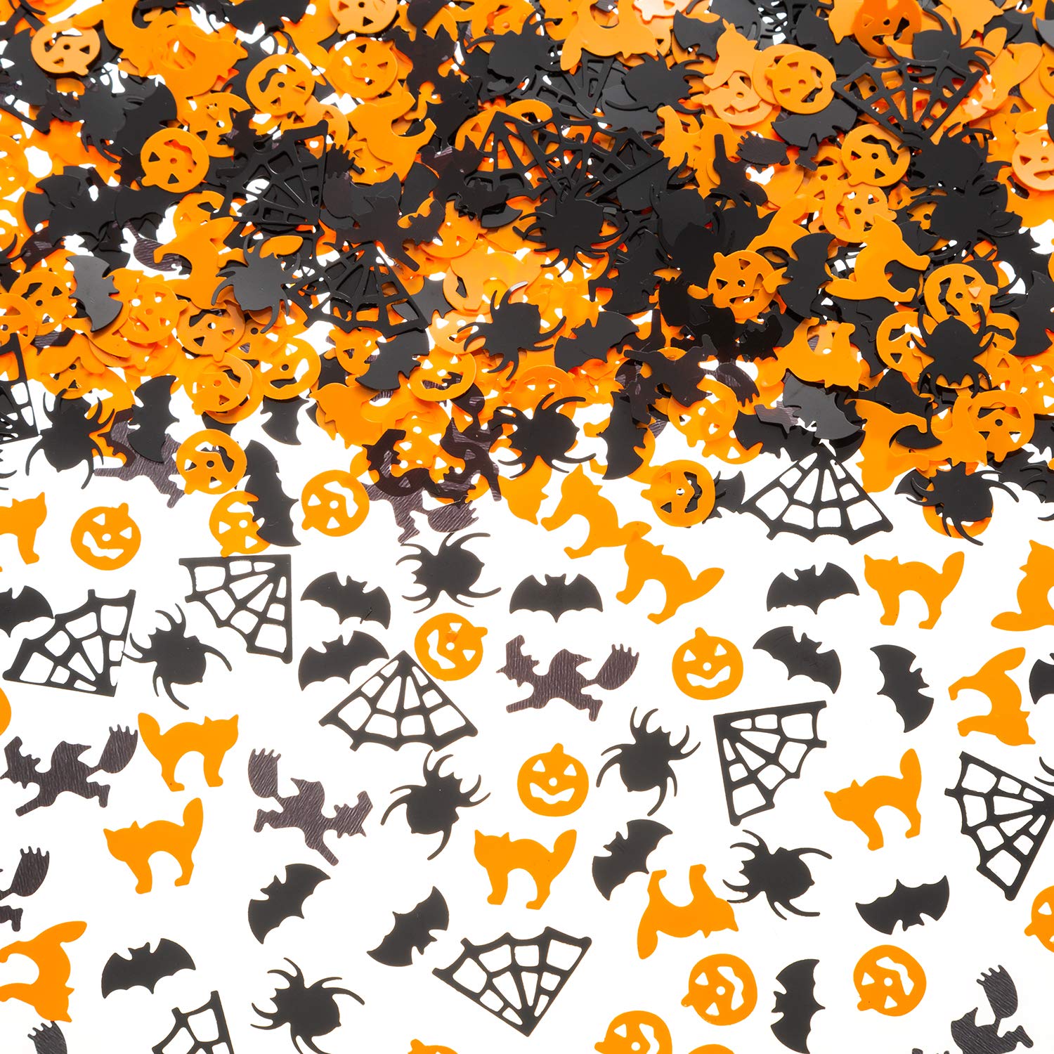 Halloween Confetti for Party Decorations - Colorful Table Sprinkles & Dotted Candy Bags - Perfect for Halloween Parties, Trick-or-Treat Events & Spooky Home Decor