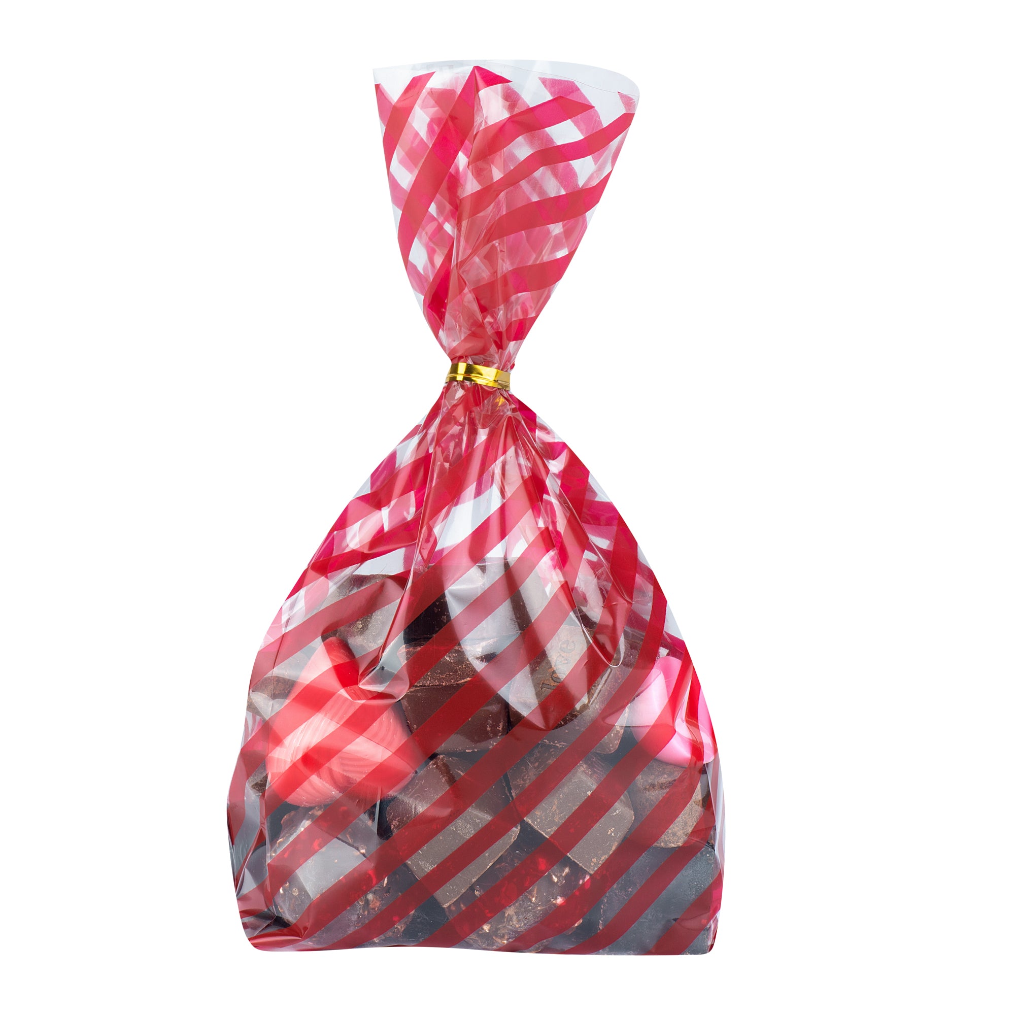 Premium Plastic Candy Bags with Stripes - Gusseted Design 4x2x9.5 Inches - Bulk Pack of 4000 - Perfect for Candy Packaging, Party Favors & Retail Display