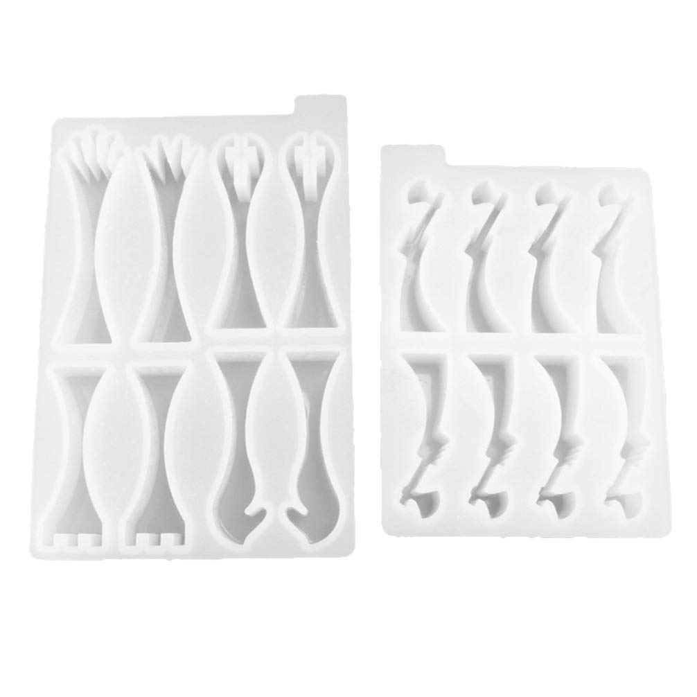 2pcs Silicone Chess Mold Set for Epoxy Resin DIY Craft - Chess Piece Casting Molds with Tray for Resin Art, Jewelry Making & Home Decor Gifts