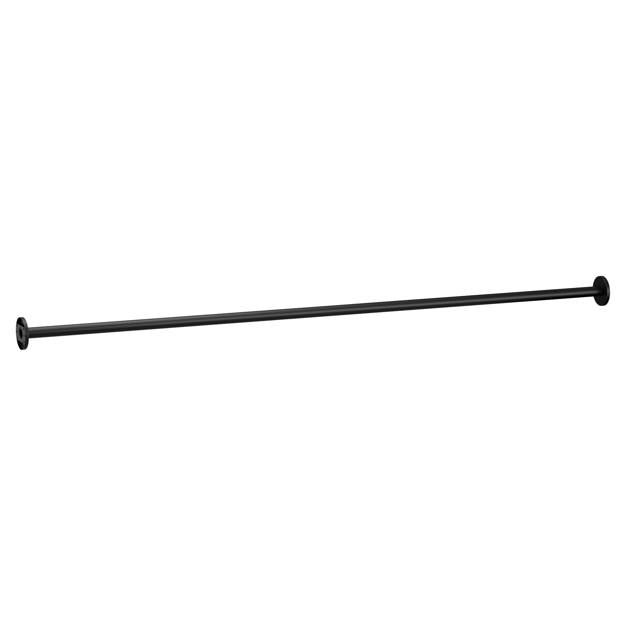 Stainless Steel Chrome Shower Curtain Rod - Adjustable Tension Mount for Bathroom, Shower, Bathtub - Rust-Resistant & Easy Installation for Home Decor