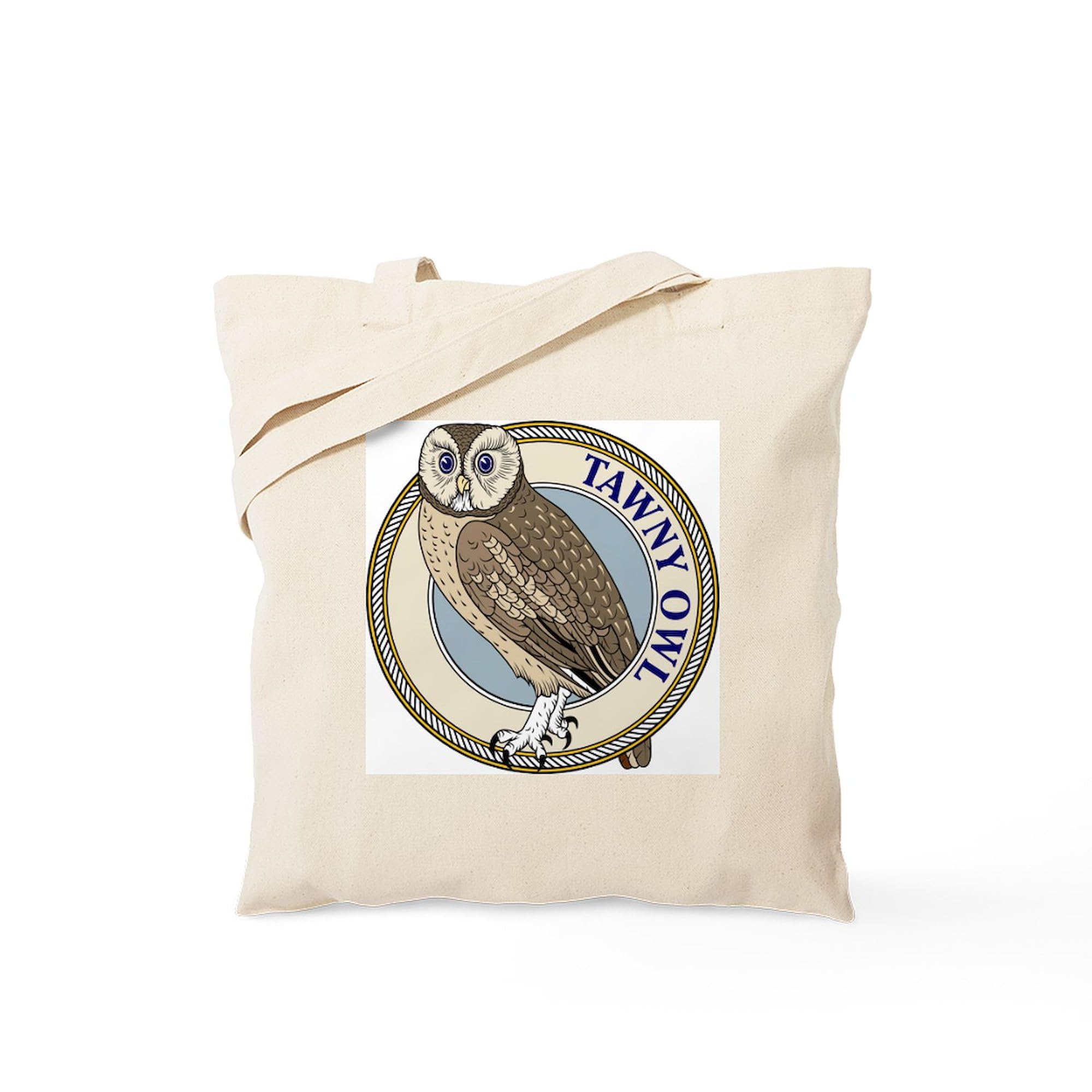Tawny Owl Natural Canvas Tote Bag - Eco-Friendly Reusable Shopping Bag for Groceries, Beach & Daily Use | CafePress