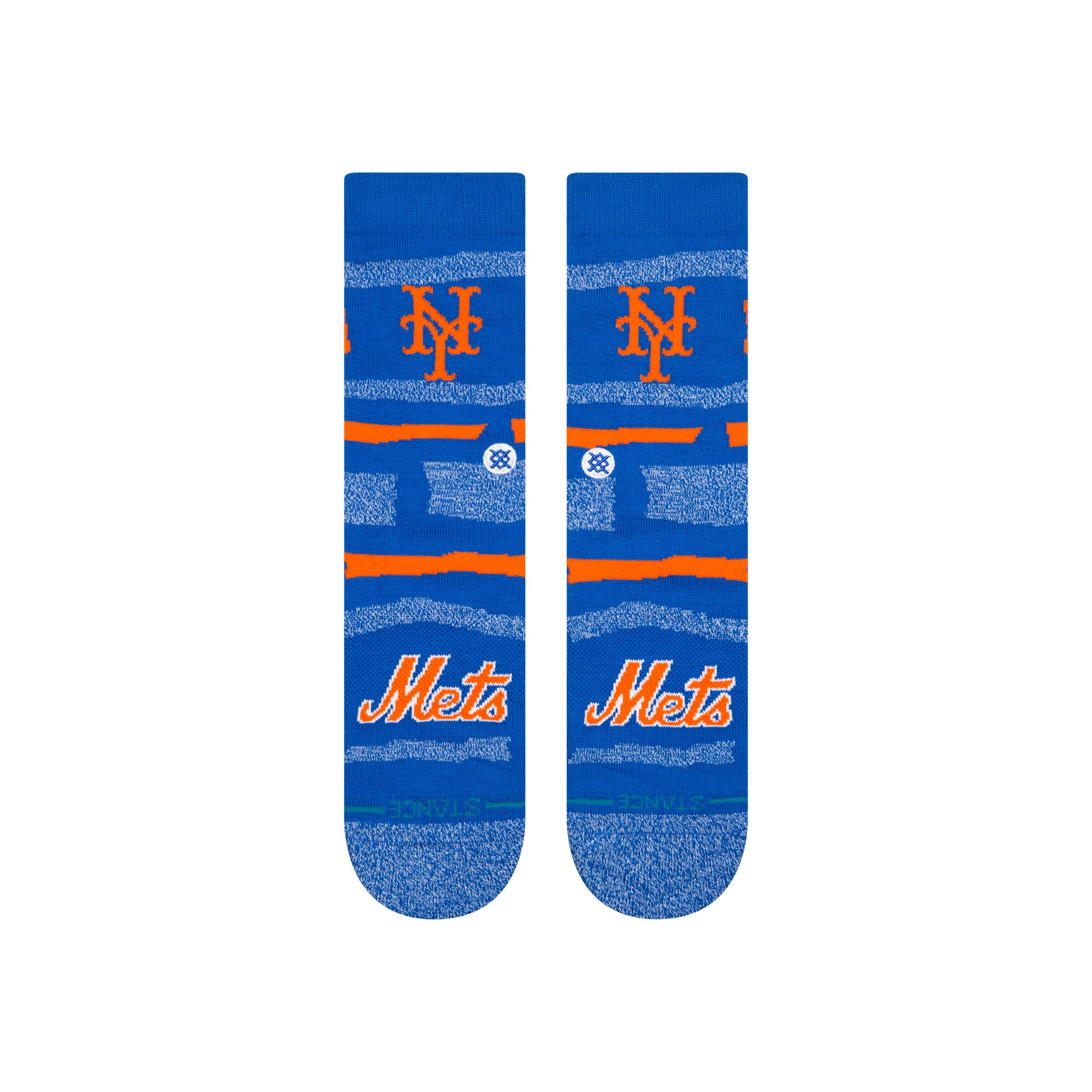 Stance MLB New York Mets Crew Socks for Men & Women - Baseball Team Logo Athletic Socks for Sports, Casual Wear & Fan Gear