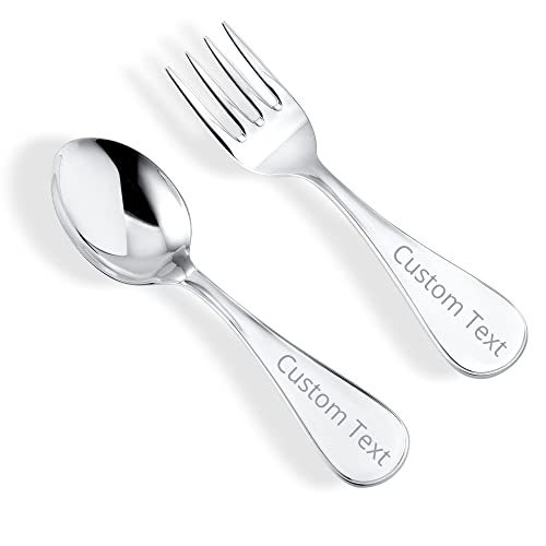 Spoon & Fork Custom Engraved