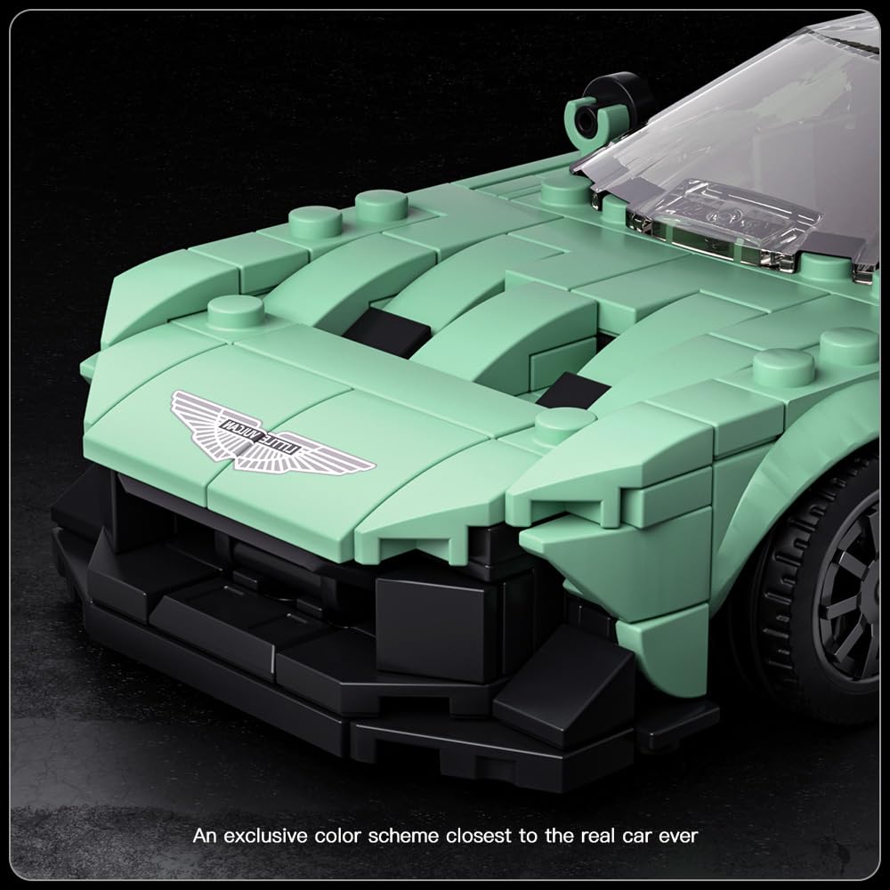 Mould King Speed Champion Car Building Toys with Display Case - 27009 Model Kit (369PCS) for Adults & Kids 8+ | Creative STEM Toy for Racing Enthusiasts | Perfect for Birthday Gifts, Home Decoration & Collector's Display