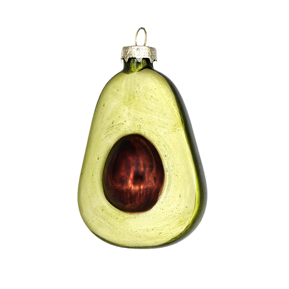 Handmade Avocado Ornament - Cute Green Avocado Decor for Home, Kitchen, Office - Perfect for Christmas Tree, Gifts, and Party Decorations