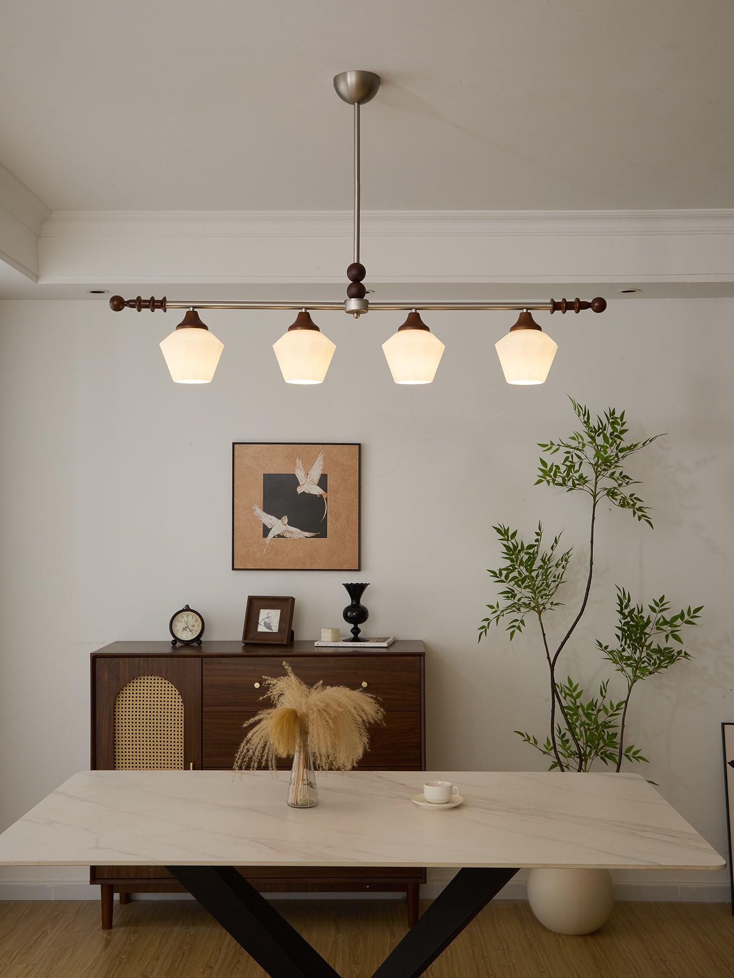 Clarabelle Crystal Chandelier - Elegant Modern Ceiling Light Fixture for Dining Room, Living Room & Bedroom | Perfect for Home Decor & Wedding Venues