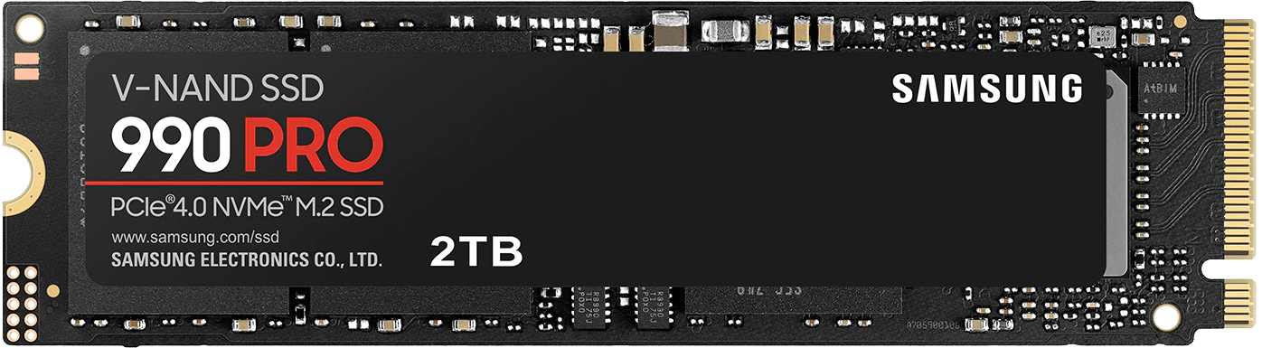 Samsung 990 PRO 2TB PCIe 4.0 NVMe M.2 Internal SSD - High Speed Gaming & Work Storage Upgrade - Perfect for PC Builds, Laptops, and PS5 Expansion