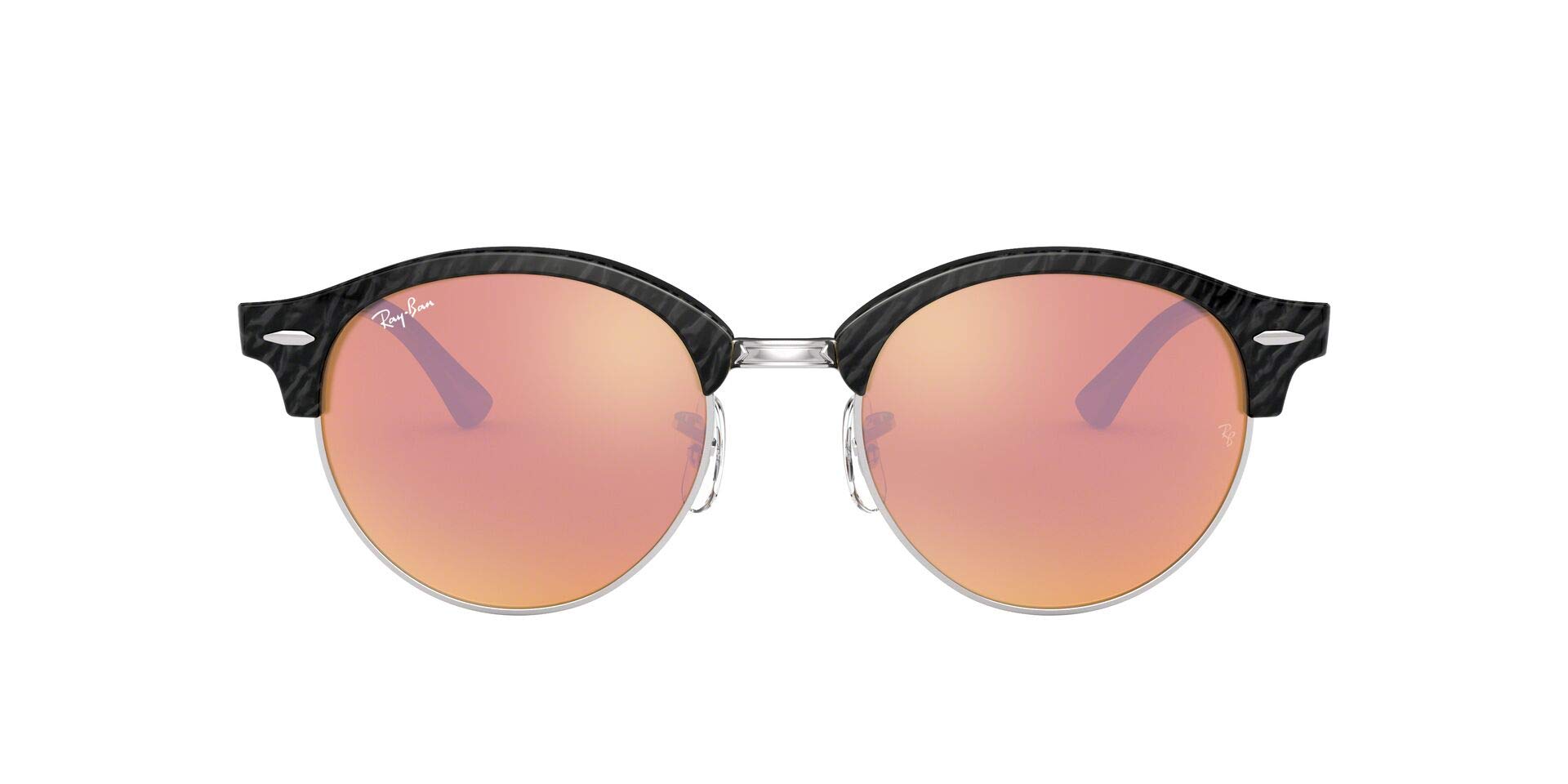 Ray-Ban RB4246 Clubround Round Polarized Sunglasses for Men & Women - UV Protection, Classic Aviator Style for Driving, Travel & Outdoor Activities