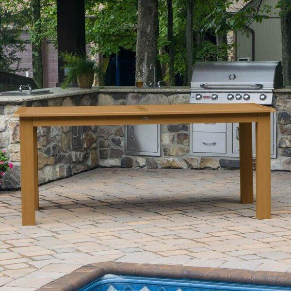 Lehigh 7-Piece Rectangular Counter Height Outdoor Dining Set - Patio, Garden, Backyard Furniture for Dining & Entertaining