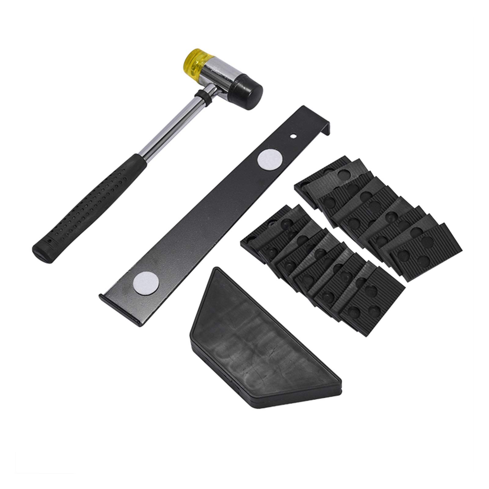 DIY Wood Flooring Installation Kit - Laminate Flooring Tools Set with Mallet & Spacers for Home Improvement Projects | Perfect for Hardwood, Engineered Wood & Vinyl Plank Flooring Installation