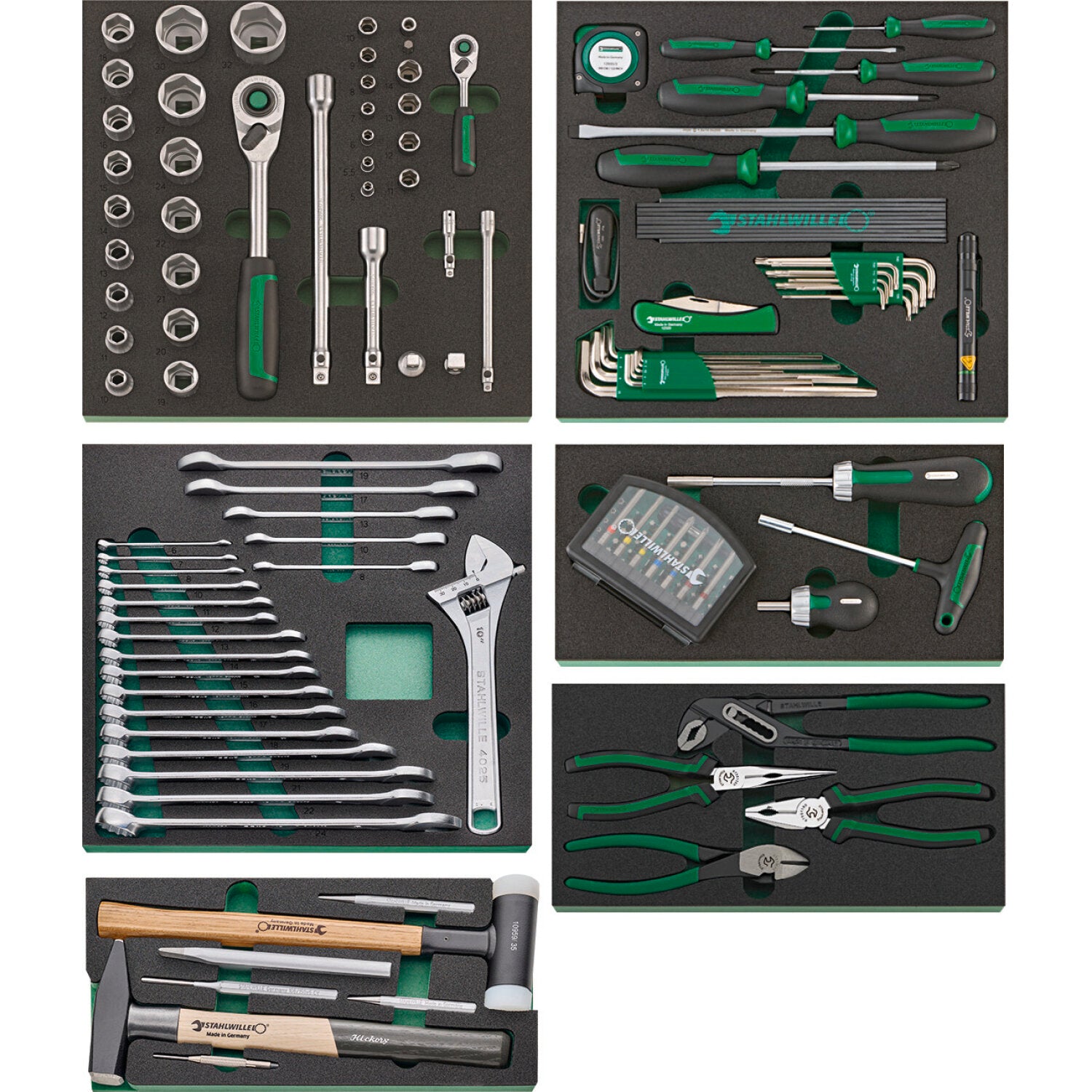 Stahlwille 97830255 Professional Tool Set - High-Quality Assorted Tools for Mechanics, DIY & Home Repair | Perfect for Automotive, Construction & Workshop Use