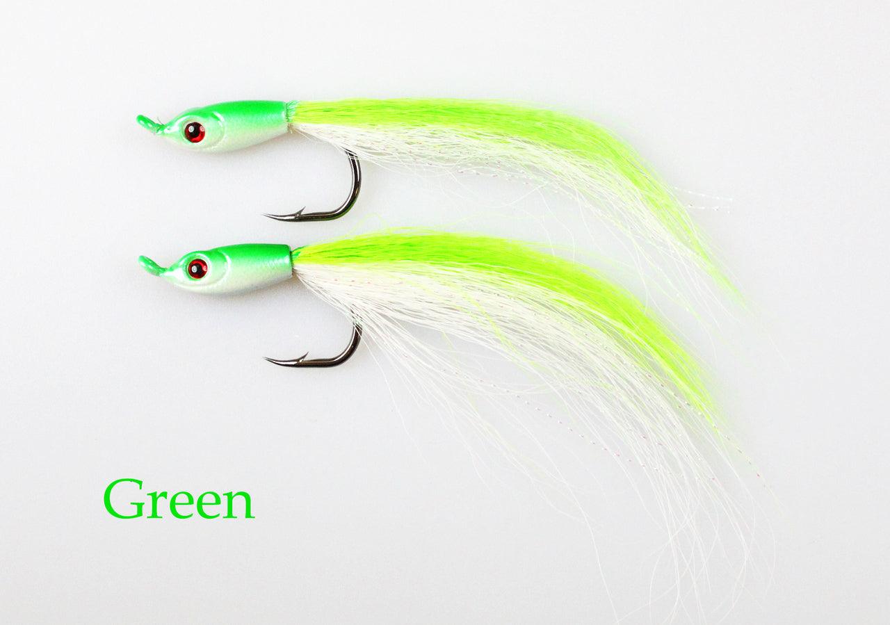 Jigging World Fluke Candy Teasers - Premium Saltwater Fishing Lures for Fluke, Flounder & Sea Bass - Ideal for Inshore & Offshore Fishing Trips