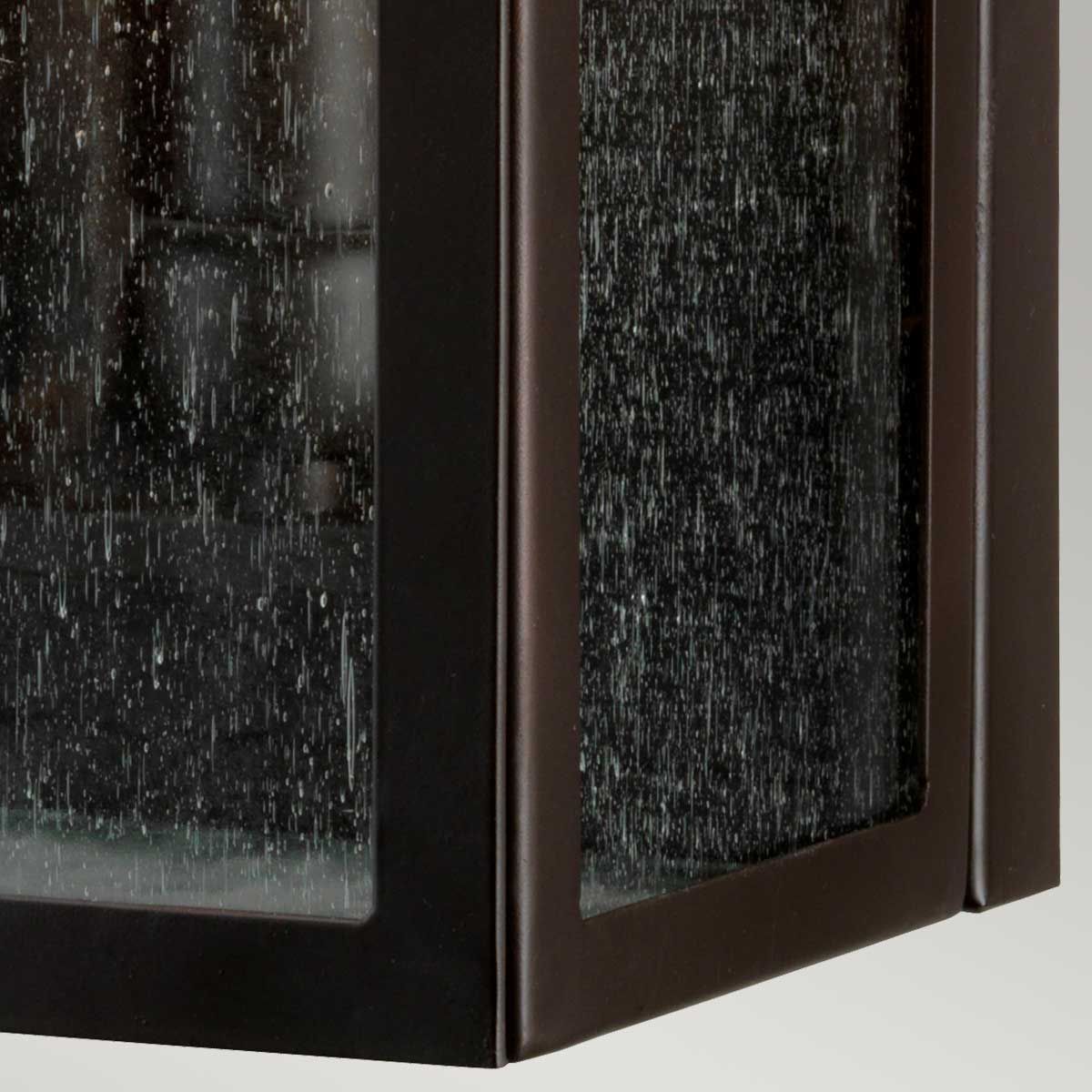 Balmoral 3-Light Wall Lantern in Antique Bronze Finish - Outdoor Porch Lighting for Patio, Garden, and Entryway