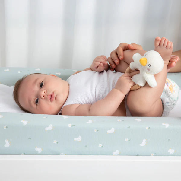 Goosey Goosey Teething Ring & Pacifier Clip Set - Soothing Baby Teether Toy for Infants & Toddlers - Perfect for On-the-Go, Travel, and Everyday Use