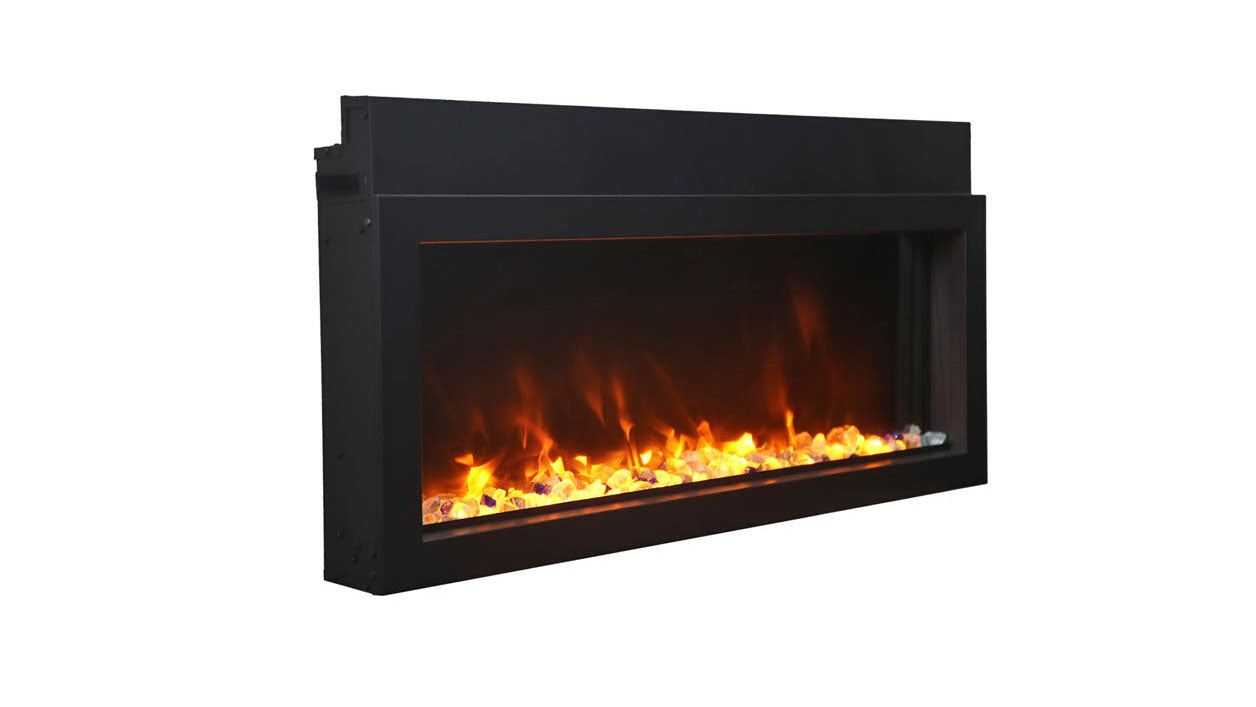 Amantii BI 30 XTRASLIM Panorama Ultra Slim Smart Electric Fireplace - Perfect for Living Rooms, Bedrooms & Modern Home Decor