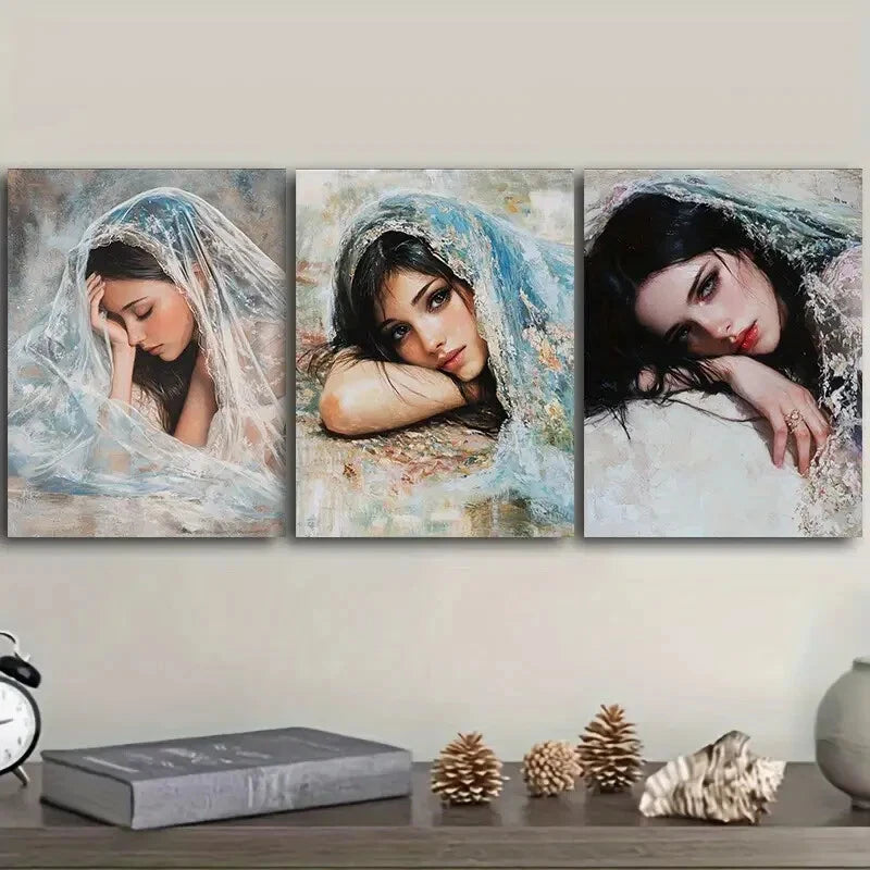 3-Piece Wall Art Set - Framed Canvas Prints 40x60cm - High Quality Australian Made Wall Decor for Living Room, Bedroom & Office - Ready to Hang Landscape Paintings - Perfect for Home & Office Decor