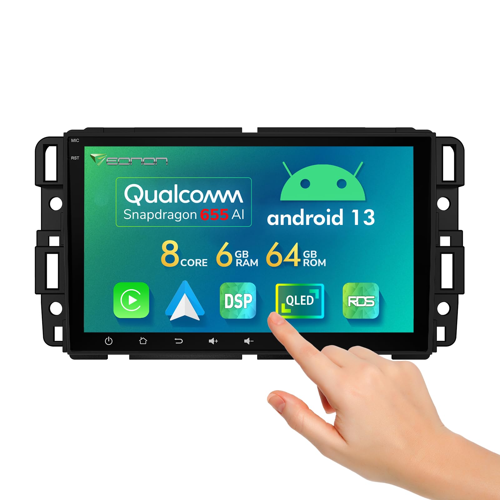 Eonon 6+64GB Android 13 Car Stereo for Chevrolet GMC Buick - 8