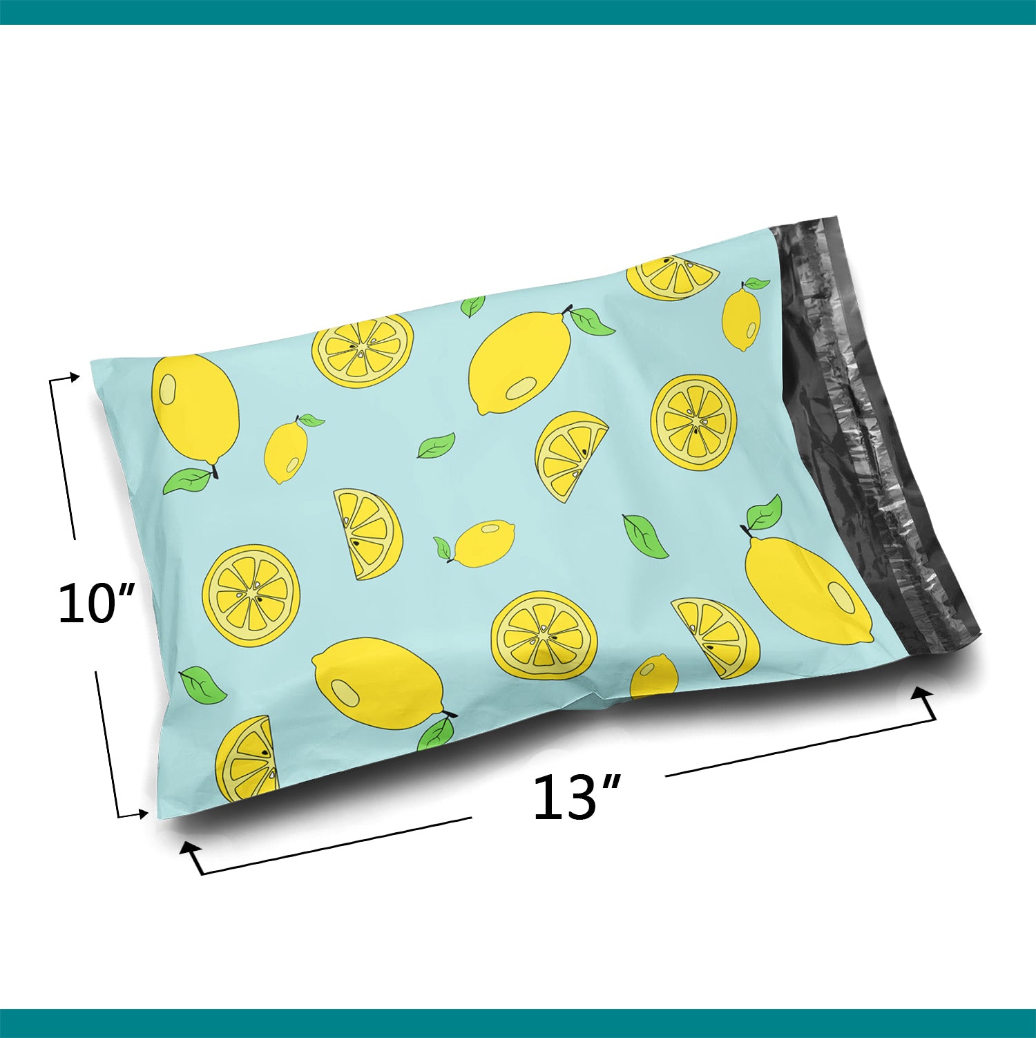 10 x 13 Inch Glossy Lemon Yellow Waterproof Plastic Poly Mailer Bags - 2 Mil Thick Mailing Envelopes for Shipping, Ecommerce & Gift Packaging | Shop4Mailers | Perfect for Small Business, Online Stores & Handmade Crafts