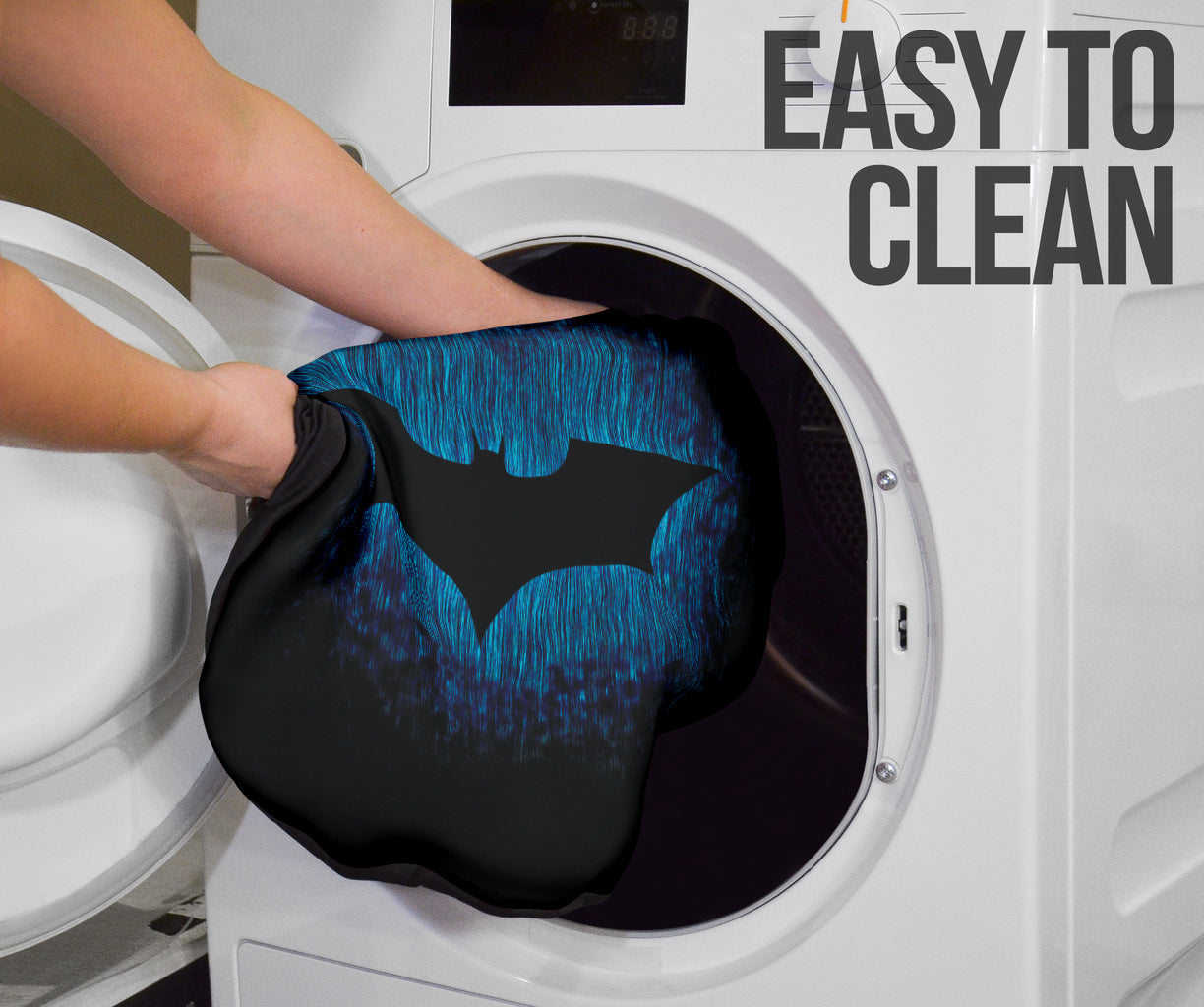 Batman Logo Car Seat Covers for Cars - DC Comics Superhero Design - Universal Fit for Most Vehicles - Perfect for Batman Fans, Gifts & Themed Car Accessories