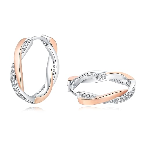 2c# Rose Gold Earring-18mm