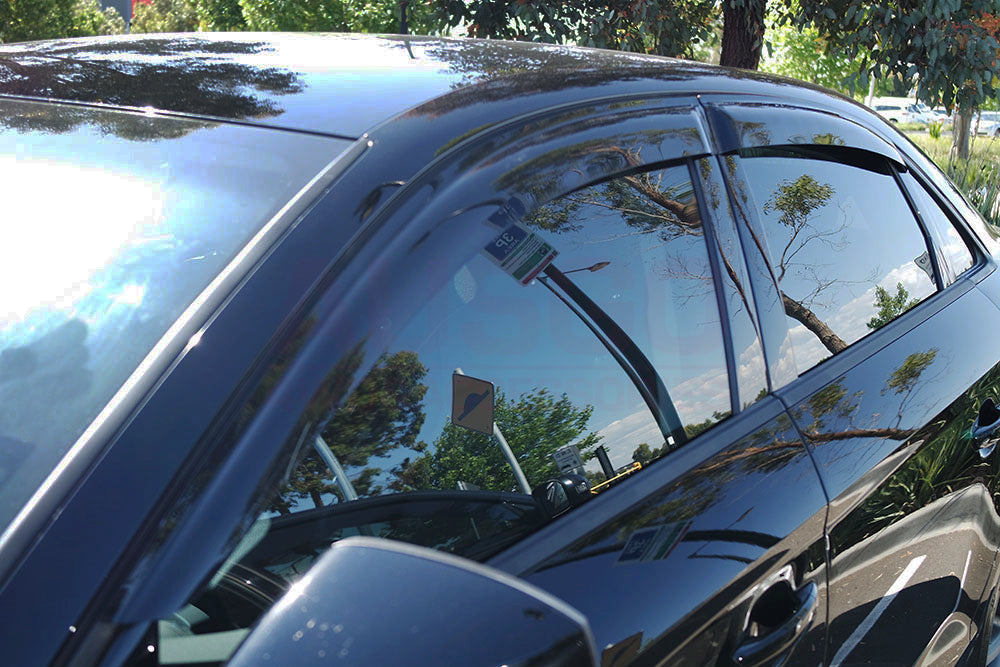 Premium Weather Shields for Audi A3 8V Sedan (2013-2020) | Rain Guards & Window Deflectors | Perfect for All-Season Protection & Noise Reduction